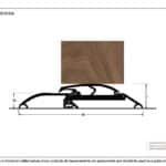 Black 2134mm Threshex Sill 2
