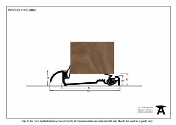 Black 1219mm Macclex 15/2 Threshold 2