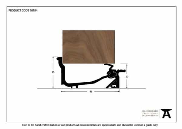 Black 1219mm Macclex Lowline Sill 2