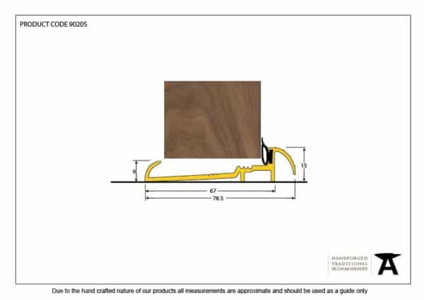 Gold 914mm OUM/6 Threshold 2