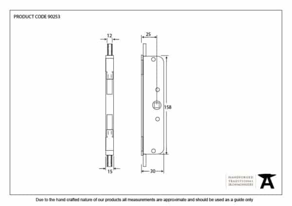 Excal - Claw Gearbox 25mm Backset 2