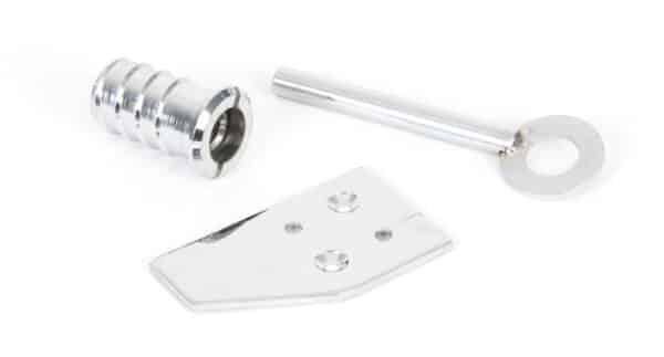 Polished Chrome Key-Flush Sash Stop 2