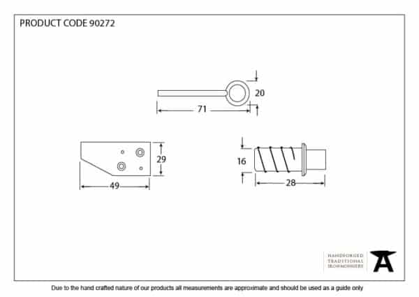 Polished Chrome Key-Flush Sash Stop 3