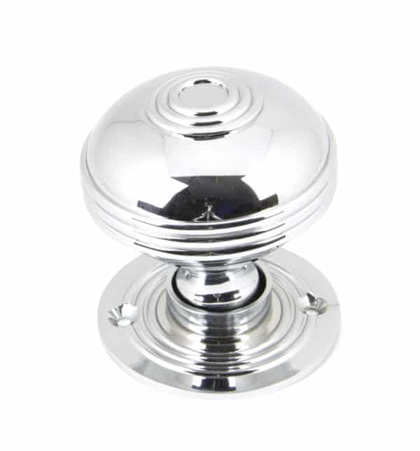 Polished Chrome 63mm Prestbury Mortice/Rim Knob Set 2