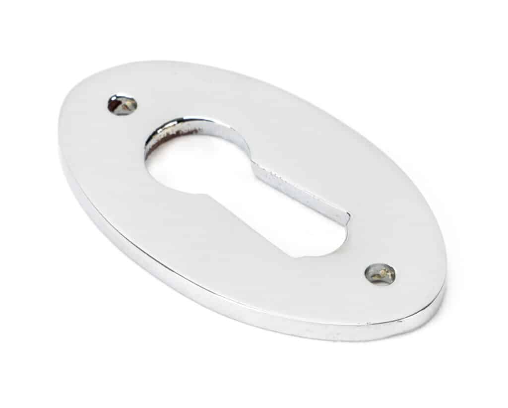 Polished Chrome Oval Escutcheon 1