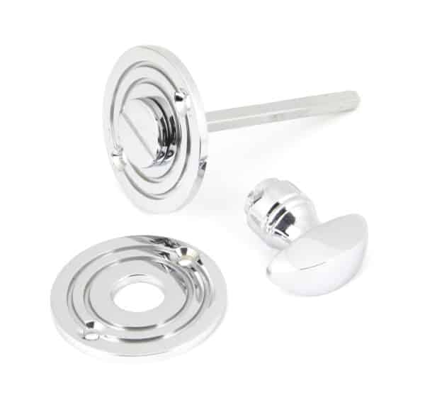 Polished Chrome Round Bathroom Thumbturn 2