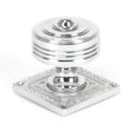Polished Chrome Tewkesbury Square Mortice Knob Set 2