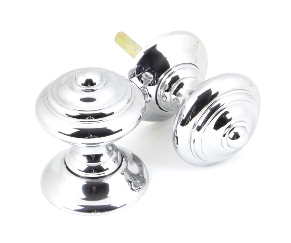 Polished Chrome Elmore Concealed Mortice Knob Set 1