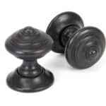 Aged Bronze Elmore Concealed Mortice Knob Set 1