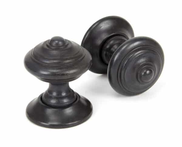 Aged Bronze Elmore Concealed Mortice Knob Set 1