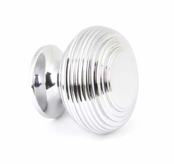 Polished Chrome Beehive Cabinet Knob 40mm 2