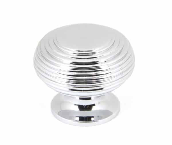 Polished Chrome Beehive Cabinet Knob 40mm 1