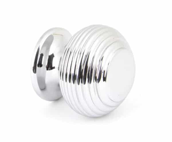 Polished Chrome Beehive Cabinet Knob 30mm 2