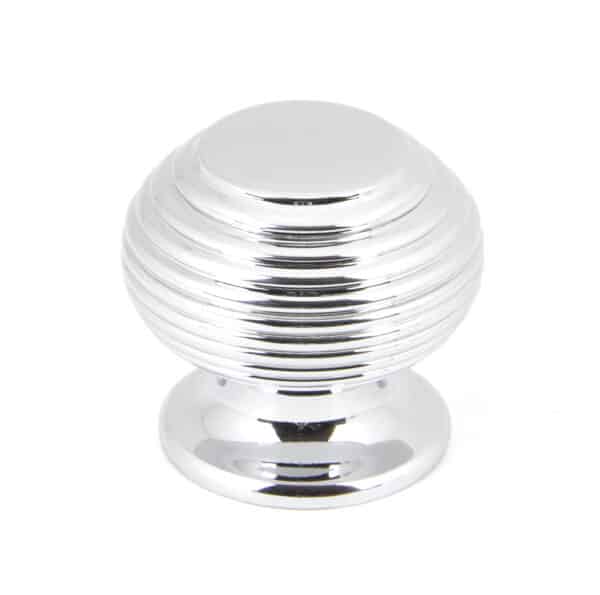 Polished Chrome Beehive Cabinet Knob 30mm 1