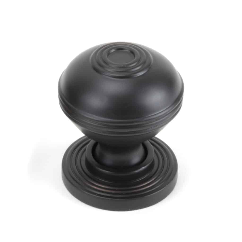 Aged Bronze Prestbury Cabinet Knob 32mm 1