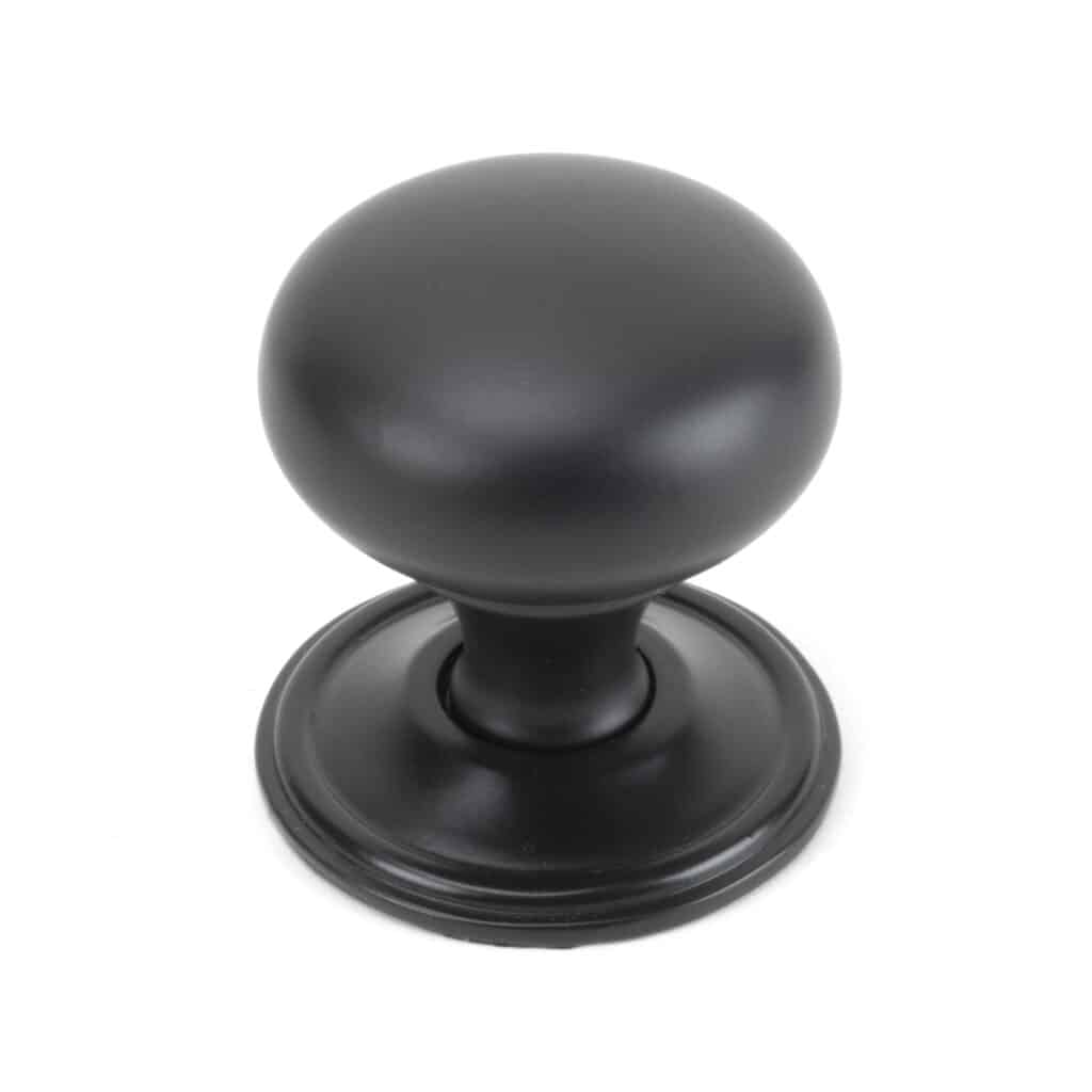 Aged Bronze Mushroom Cabinet Knob 38mm 1