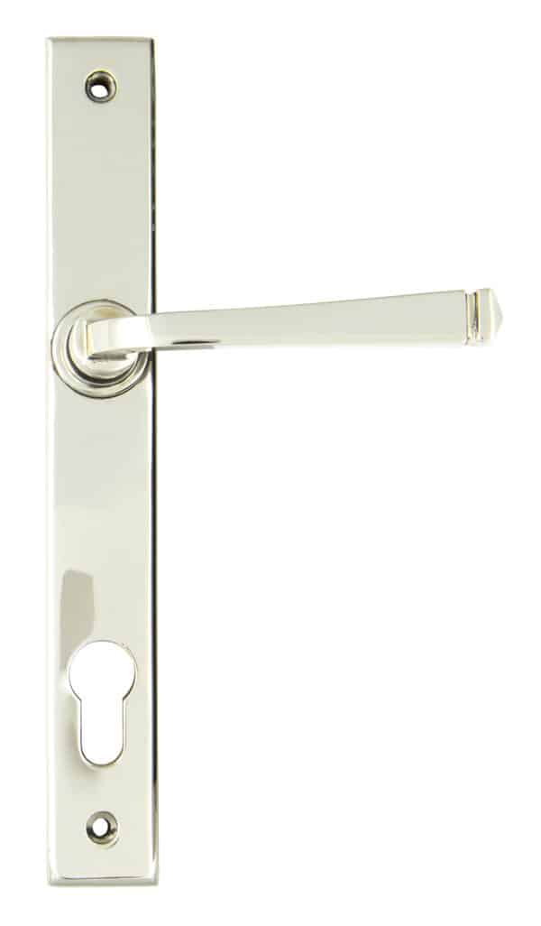 Polished Nickel Avon Slimline Lever Espag. Lock Set 1