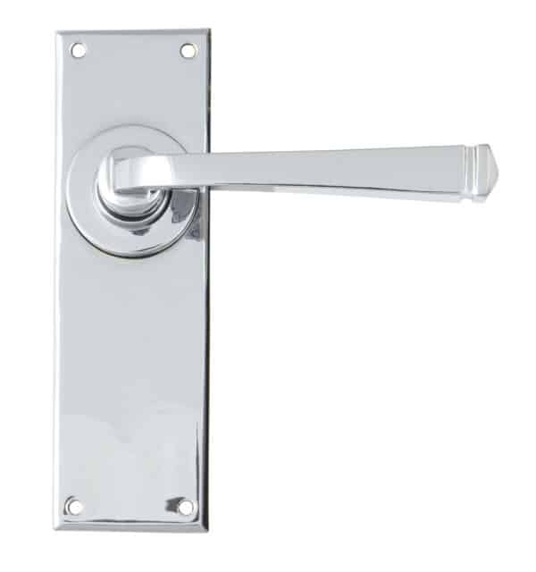 Polished Chrome Avon Lever Latch Set 1