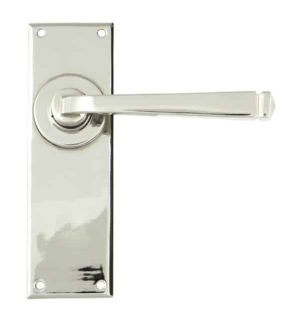 Polished Nickel Avon Lever Latch Set 1