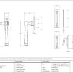 Pewter Locking Avon Fastener 3