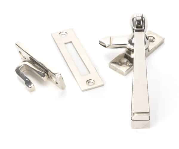 Polished Nickel Locking Avon Fastener 1