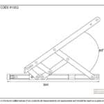SS 12" Defender Friction Hinge - Top Hung 2