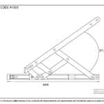 SS 24" Defender Friction Hinge - Top Hung 2
