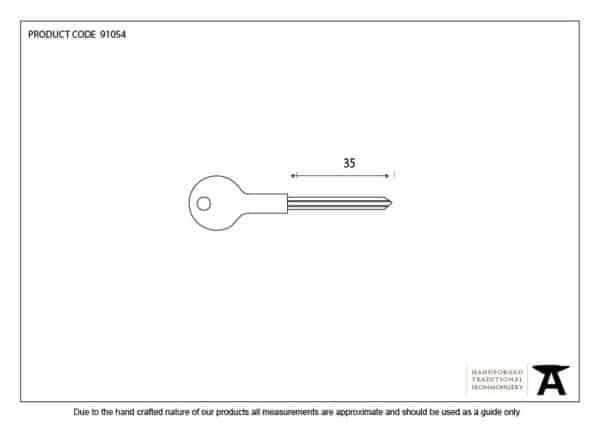 Chubb Short Security Star Key 2