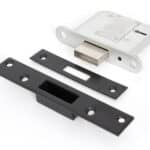 Black 3" BS 5 Lever Deadlock 1