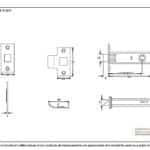 Black 2Â½" Tubular Mortice Latch 2