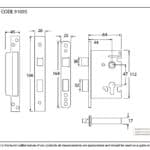 SSS 2Â½" Euro Profile Sashlock 2