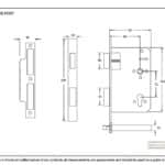 SS 60mm Backset 72mm Centre - Euro Sashlock 2