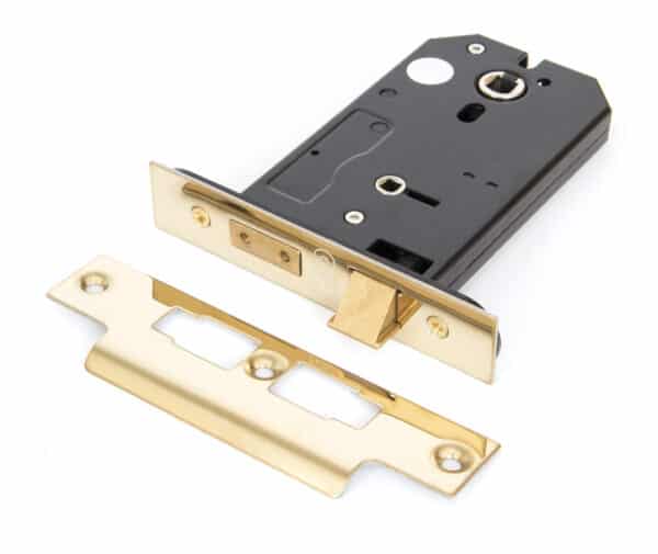 PVD 5" Horizontal Bathroom Lock 1