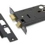Black 5" Horizontal 3 Lever Sashlock 1