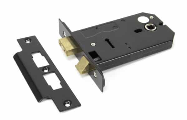 Black 5" Horizontal 3 Lever Sashlock 1