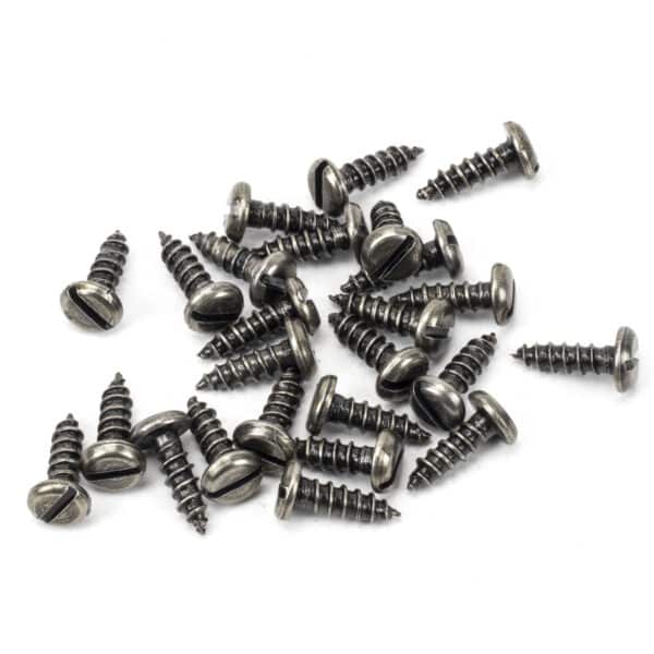 Pewter 10x2" Round Head Screws (25) 1