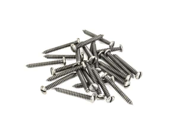 Dark Stainless Steel 4xÂ½" Round Head Screws (25) 1