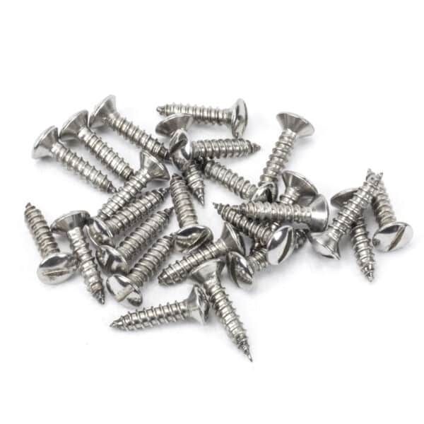 Polished Brass SS 4xÂ½" Round Head Screws (25) 1