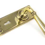Aged Brass Newbury Lever Lock Set 2