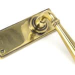 Aged Brass Newbury Lever Latch Set 2