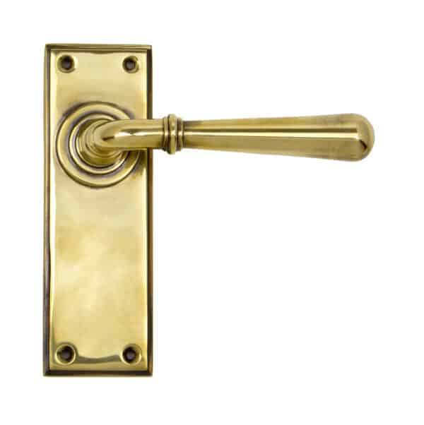 Aged Brass Newbury Lever Latch Set 1