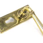 Aged Brass Newbury Lever Euro Lock Set 2