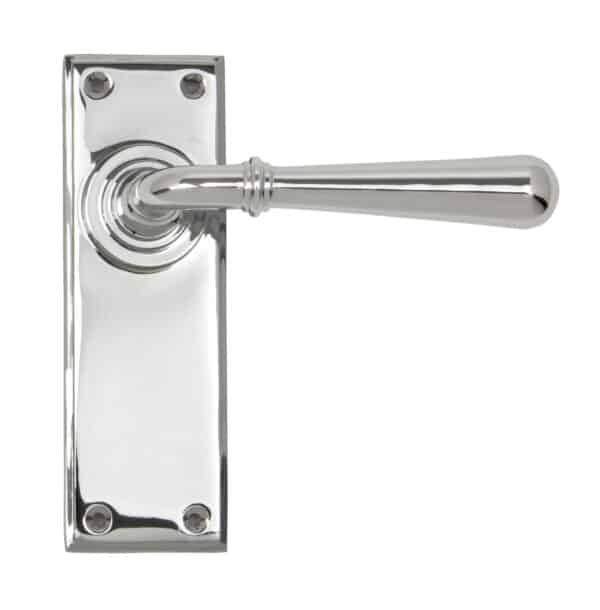 Polished Chrome Newbury Lever Latch Set 1