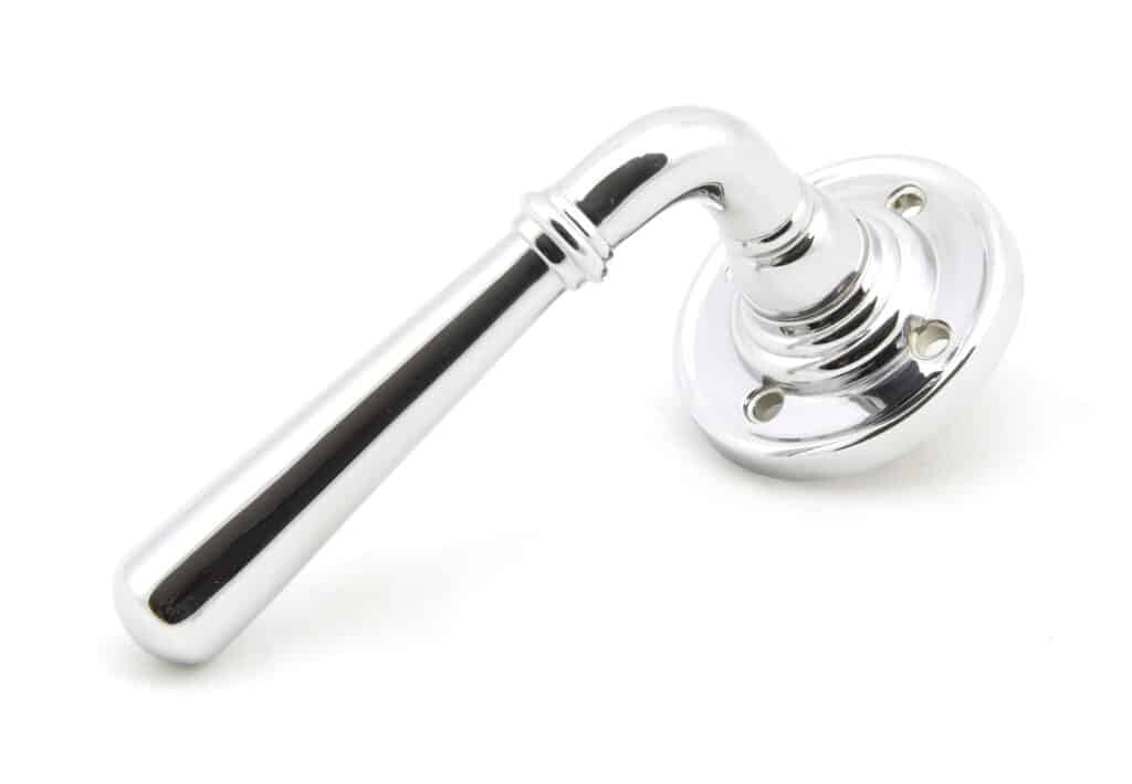 Polished Chrome Newbury Lever on Rose Set 1