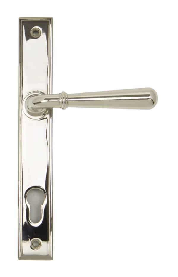 Polished Nickel Newbury Slimline Lever Espag. Lock Set 1