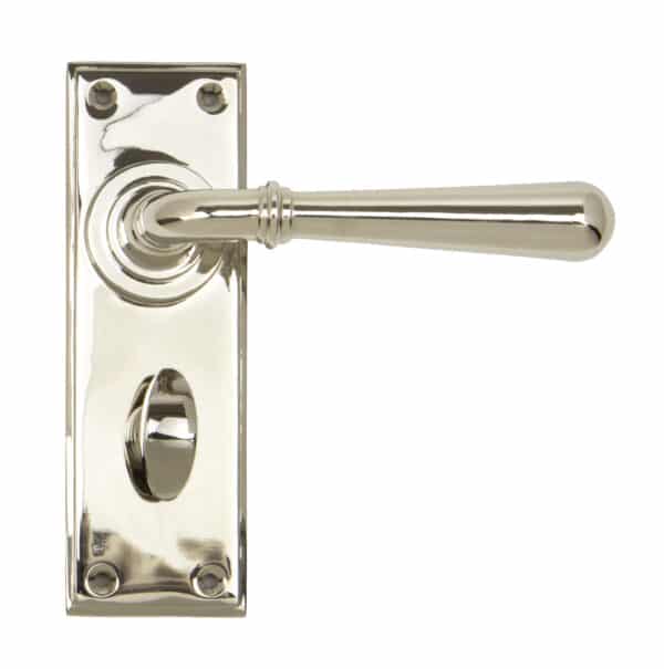 Polished Nickel Newbury Lever Bathroom Set 1