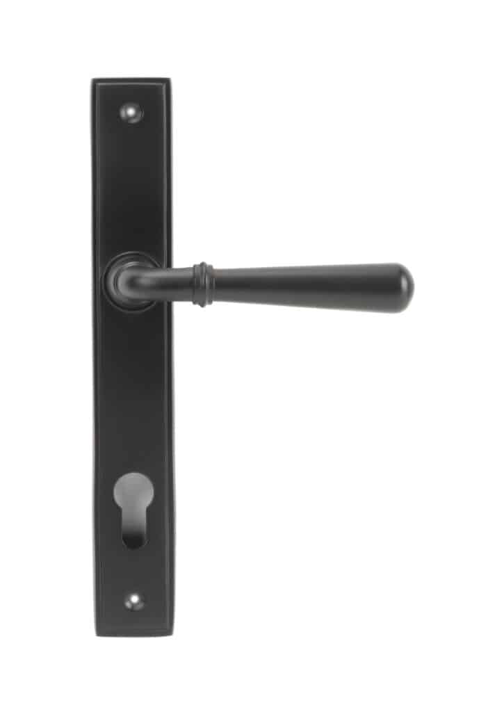 Aged Bronze Newbury Slimline Lever Espag. Lock Set 1