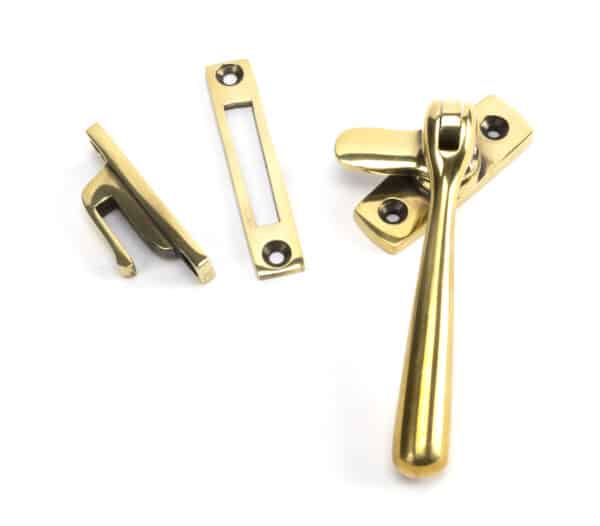 Aged Brass Locking Newbury Fastener 1