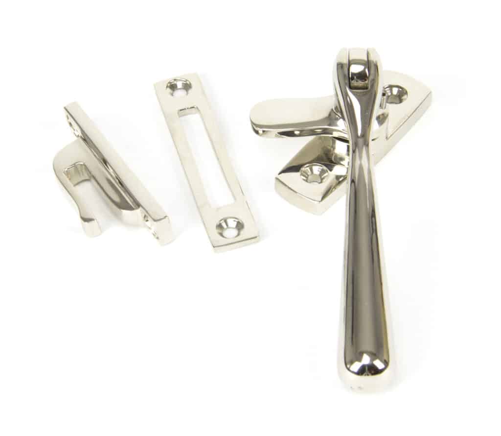 Polished Nickel Locking Newbury Fastener 1