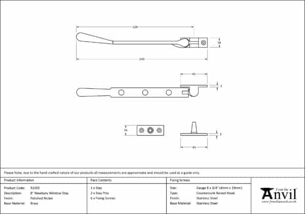 Polished Nickel 8" Newbury Stay 2